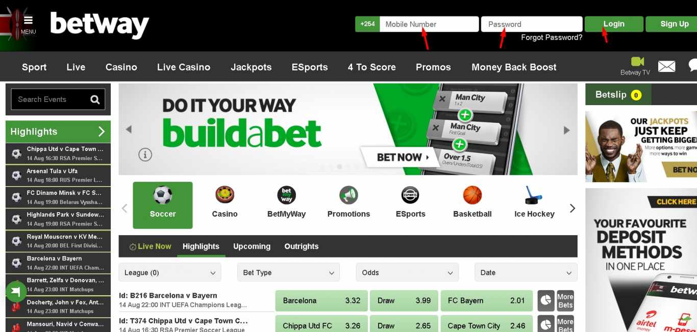 Chat en vivo betway españa