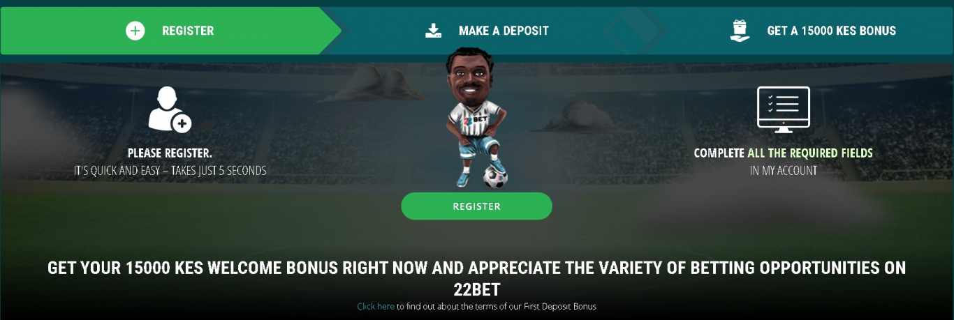 how to use 22bet bonus